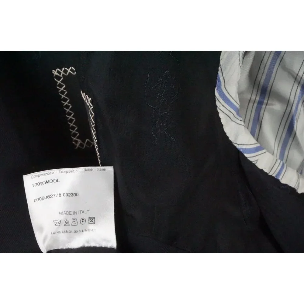 Brioni NM Colosseo Navy Blue 100% Wool 2 Pc Suit Jacket Pants 50R BIG BRAND NEW